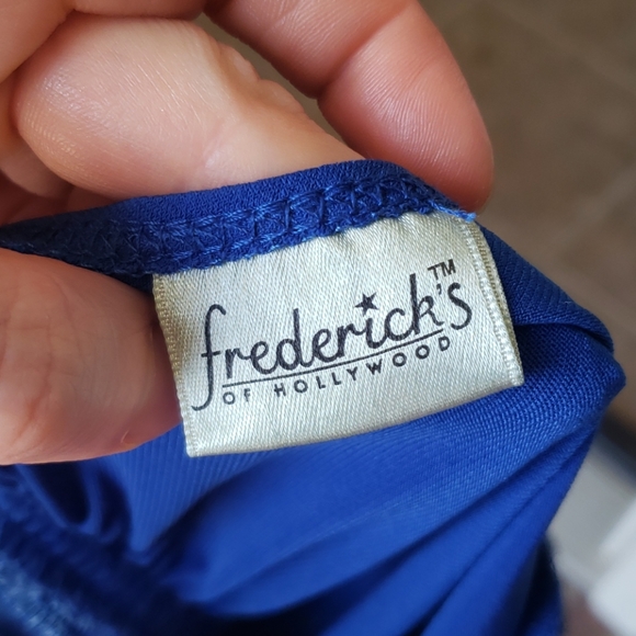 Sexy Royal Blue Racerback Sleeveless Tank Top - Picture 7 of 9